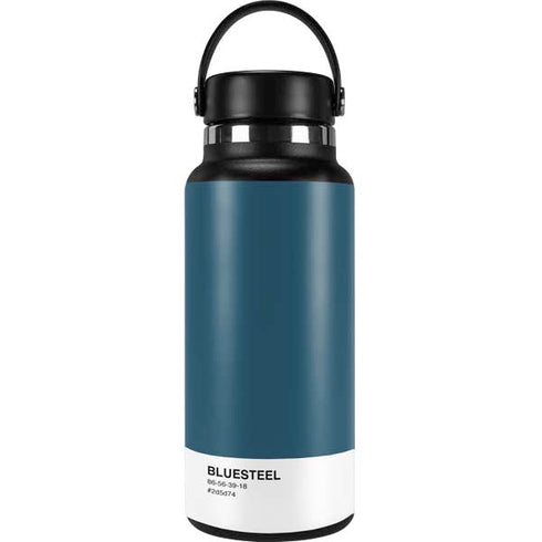 Bluesteel Color Palette Hydro Flask 32oz Wide Mouth Skin